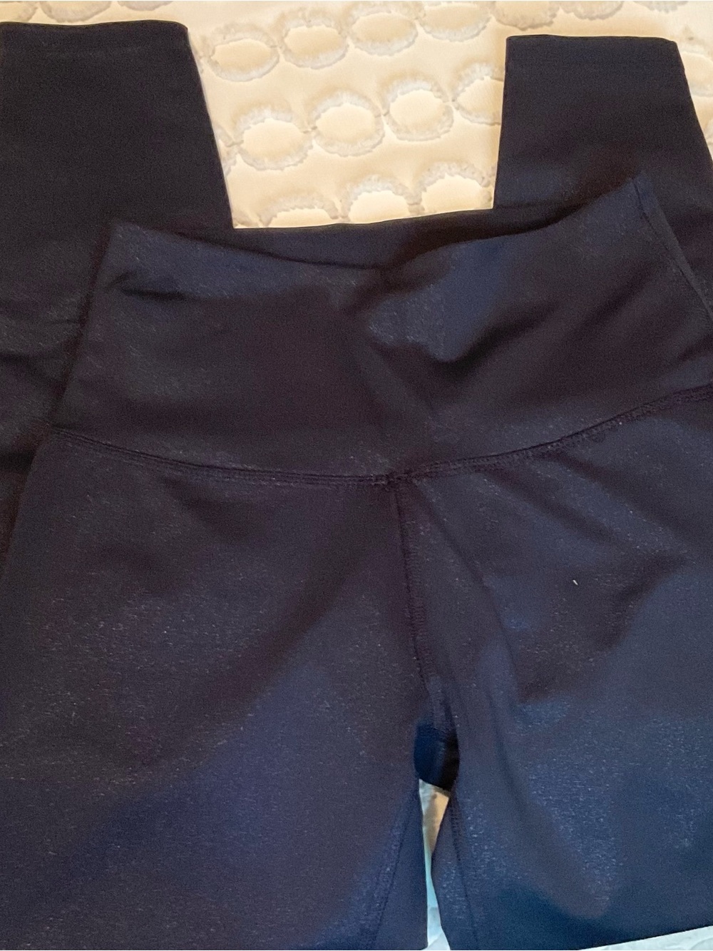 Beyond Yoga Navy Shimmer High-Rise Performance Leggings